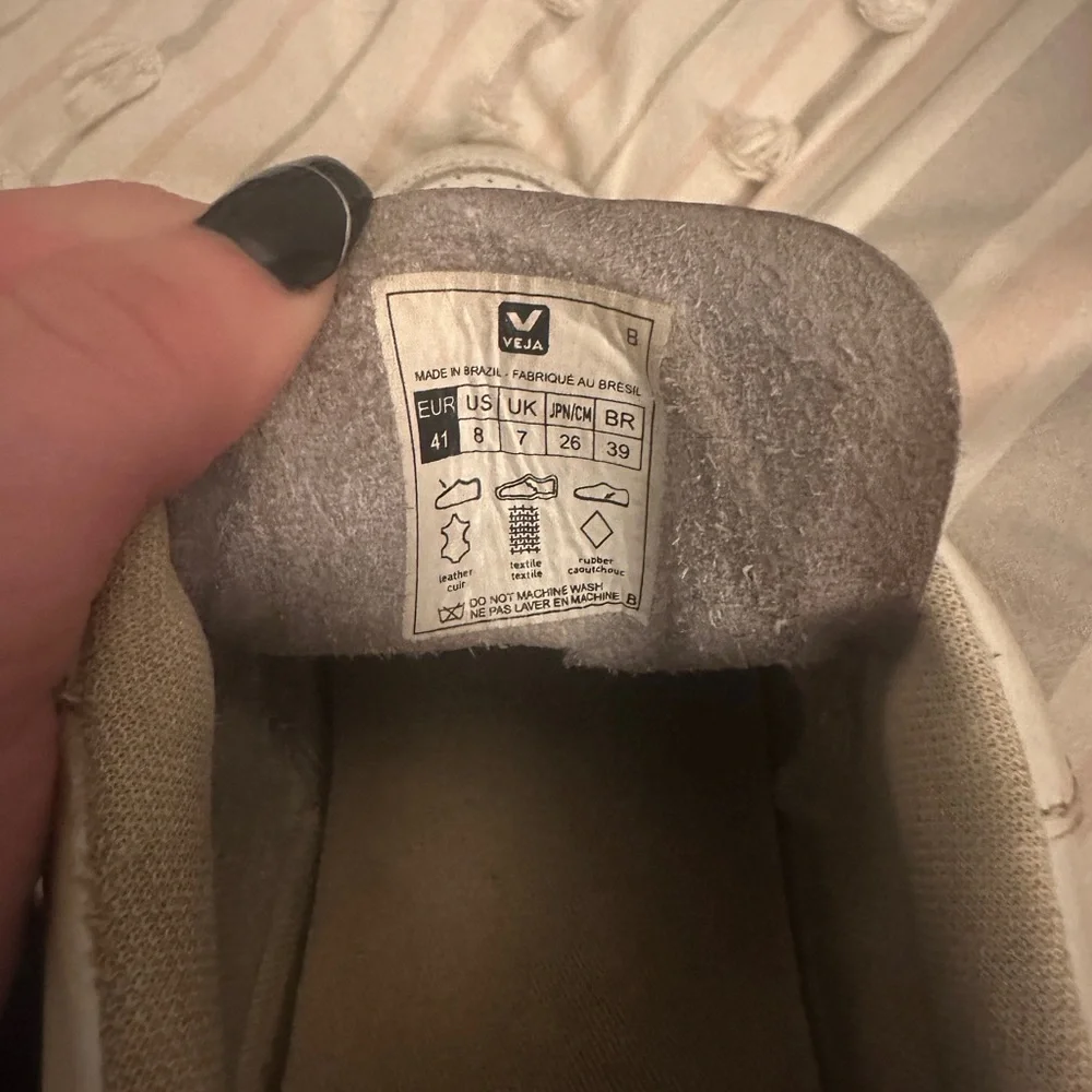 Veja White and Yellow Sneakers - Picture 5 of 8